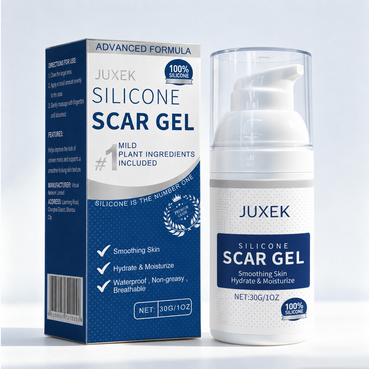 Juxek™ Advanced Scar Care Gel