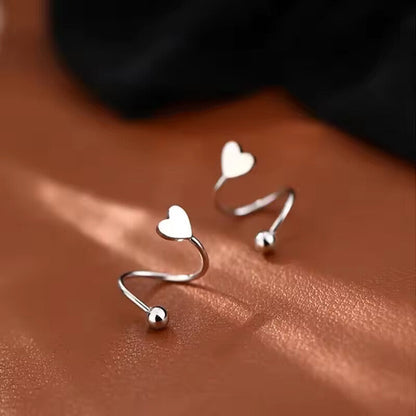 Stainless Steel Spiral Twisted Stud Earrings
