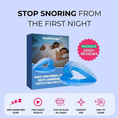LAST DAY SALE 60% OFF⏰PerfectSleep Solution- Anti-Snoring & Anti-Grinding Teeth Protector（副本）
