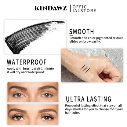 ✨ Smudge-Proof Fiber Mascara for All-Day Long Lashes