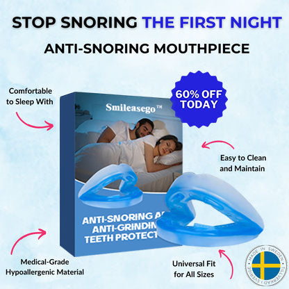 LAST DAY SALE 60% OFF⏰PerfectSleep Solution- Anti-Snoring & Anti-Grinding Teeth Protector（副本）