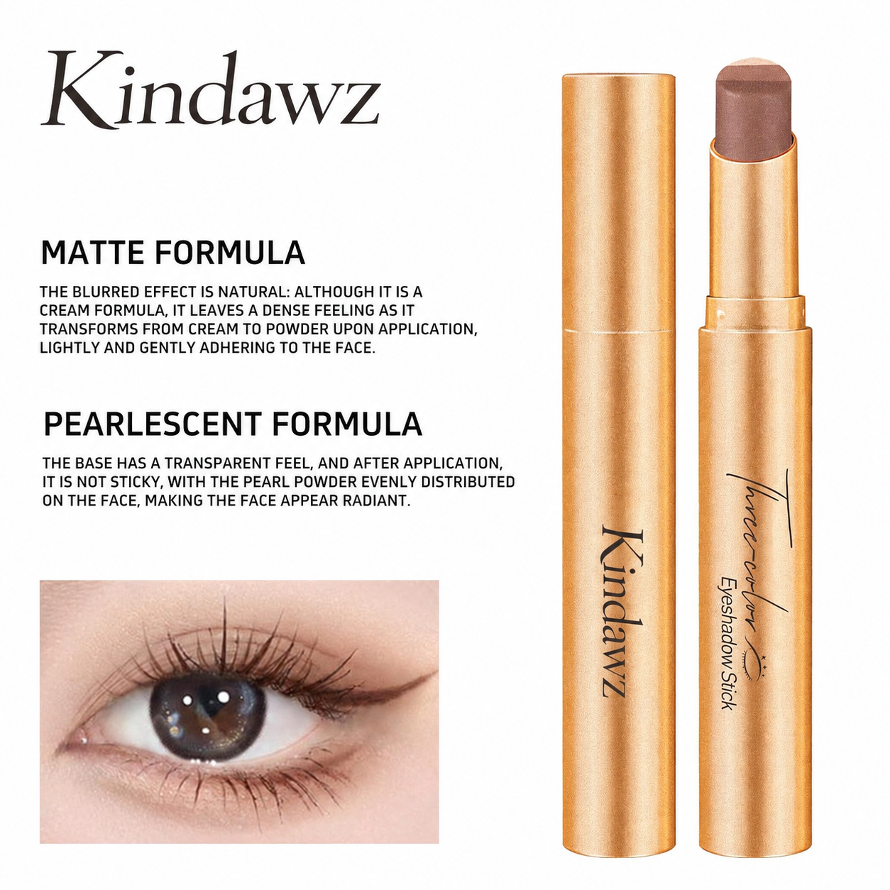 Kindawz® Effortless 3 Color Eyeshadow Stick
