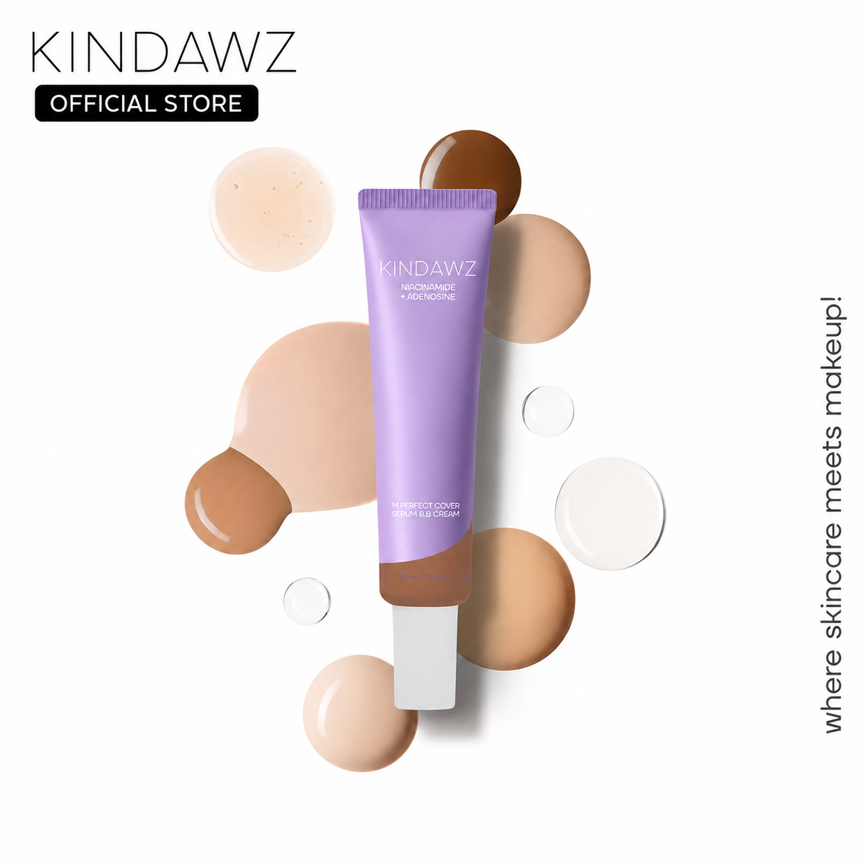 KINDAWZ™ Perfect Cover Serum BB Cream (35ml) ACE 2