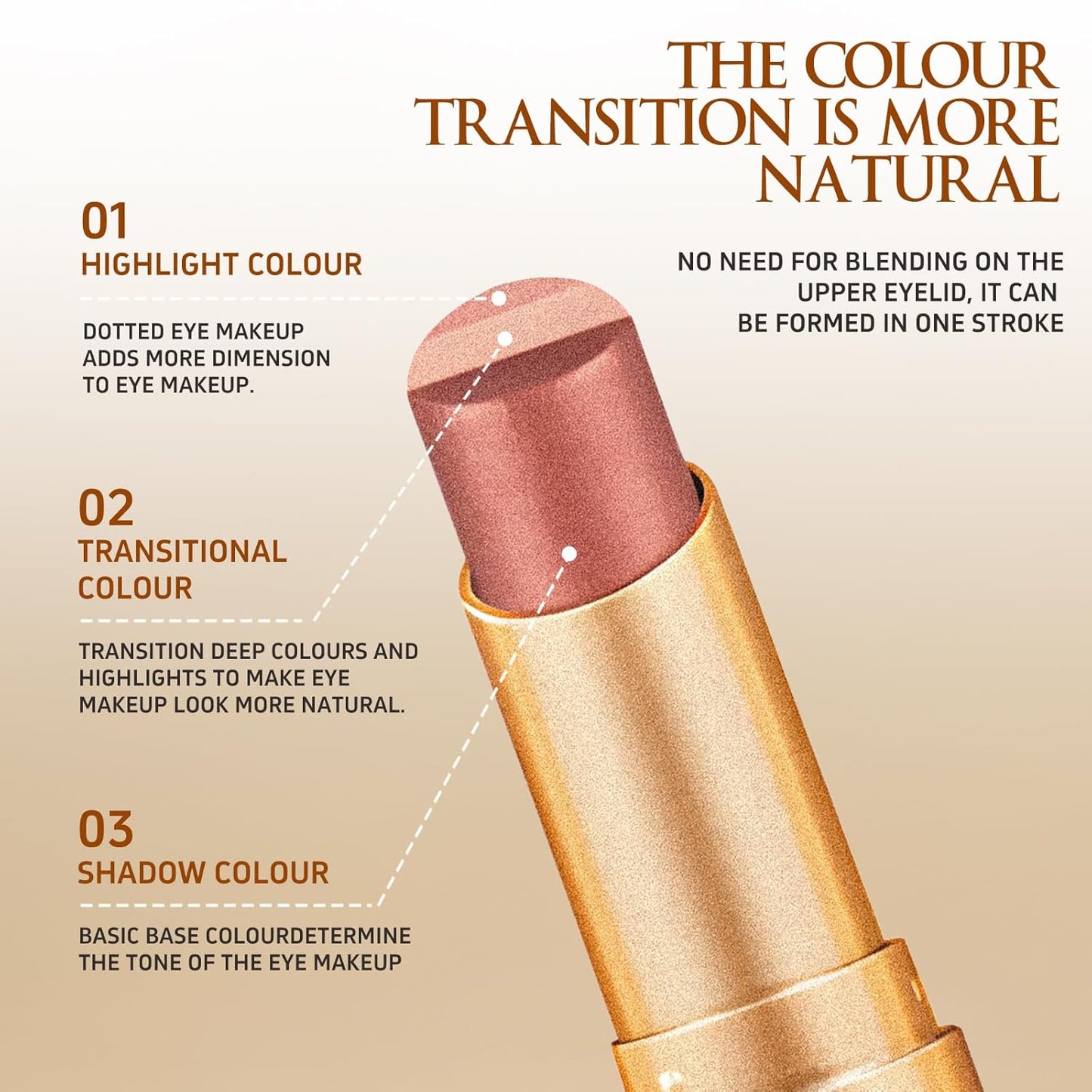 Kindawz® Effortless 3 Color Eyeshadow Stick