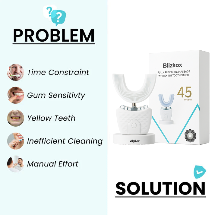 ✅ Official Store丨Blizkox™  Fully Automatic Massage Whitening Toothbrush✅✅