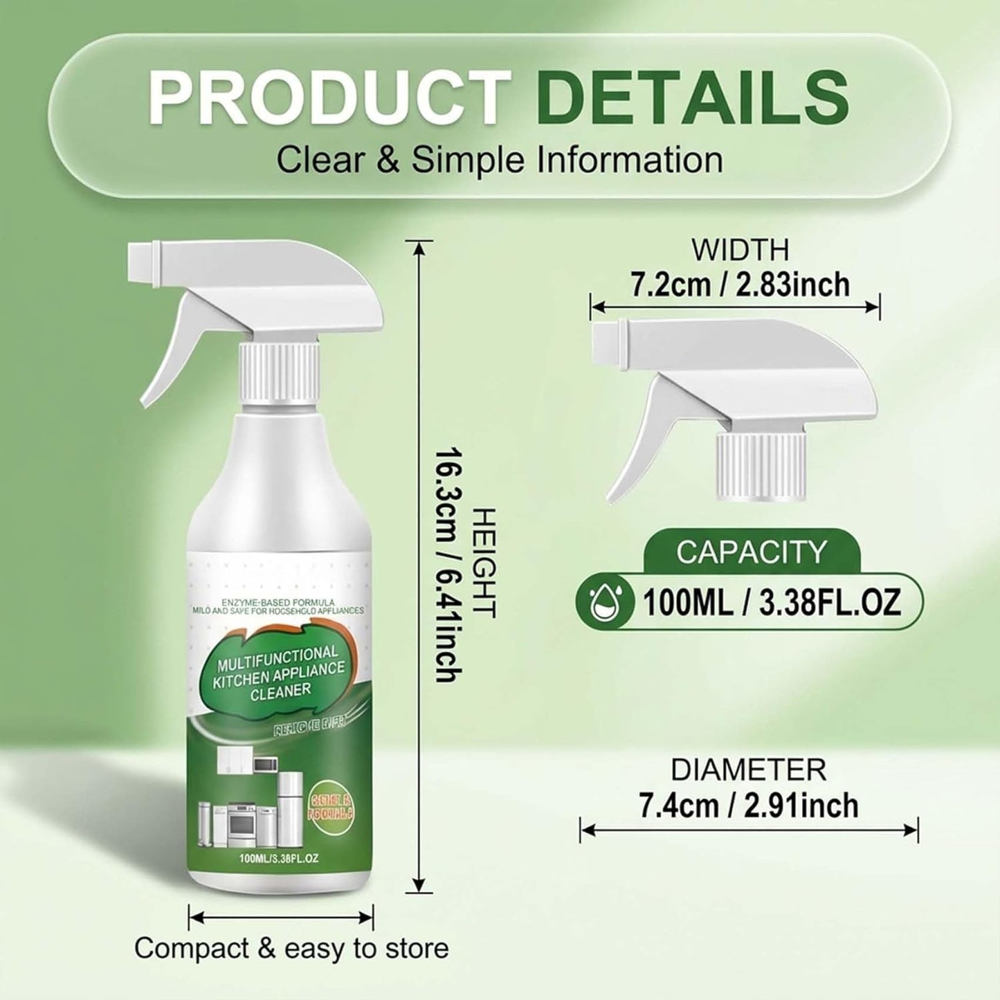 ☀️2026 HOT SALE 30% OFF🧼Multi-purpose enzyme foam cleaner, versatile – Kitchen & Home