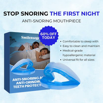 LAST DAY SALE 60% OFF⏰PerfectSleep Solution- Anti-Snoring & Anti-Grinding Teeth Protector（副本）