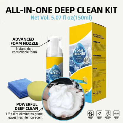🏆LAST DAY -BUY 2 GET 1 FREE!!🧼✨4-in-1 Multi-Enzyme Premium Lemon Fresh Foam Cleaner