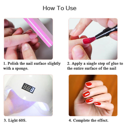 ✨ 3-in-1 One-Step Gel Nail Pen | Buy 1 Get 1 FREE 💅