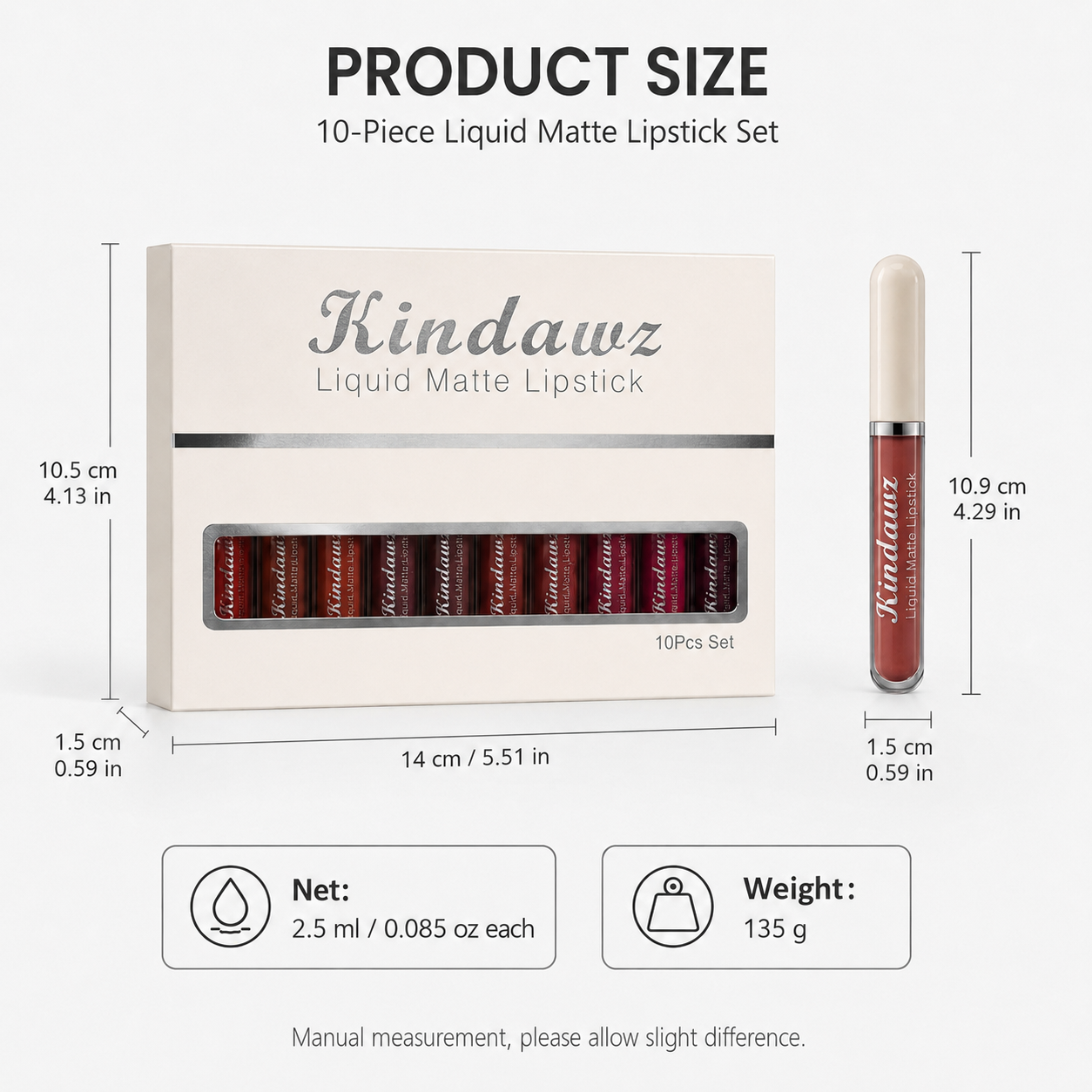 💜 10-Color Velvet Matte Lip Gloss Set – Long Lasting Waterproof Formula