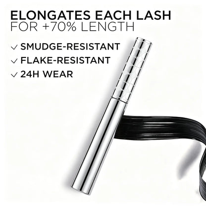 ✨ Smudge-Proof Fiber Mascara for All-Day Long Lashes